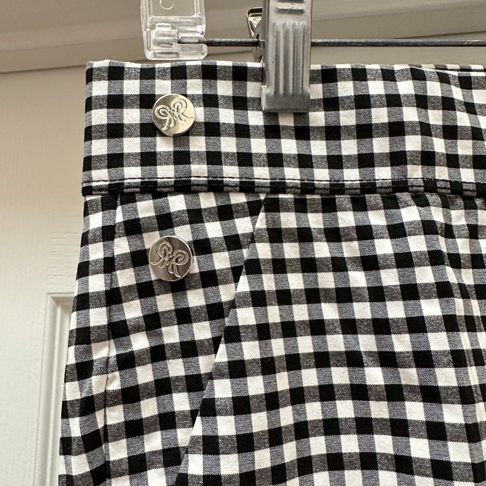 Rafaella black check capris size 10 - Picture 2 of 4